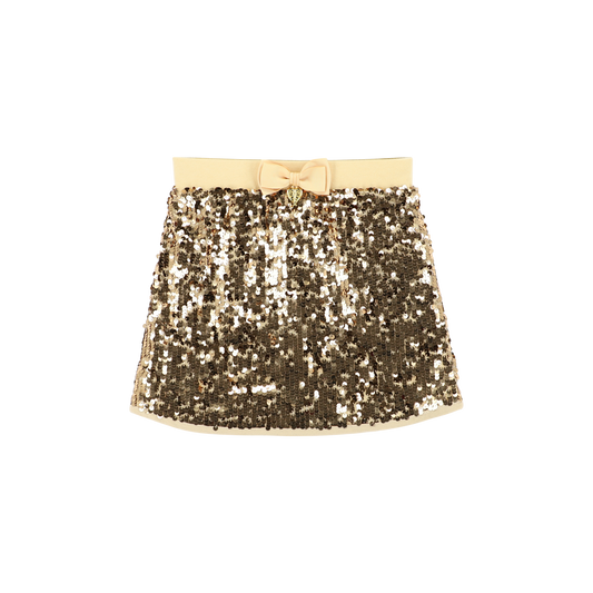 Diva Sequin Skirt Gold