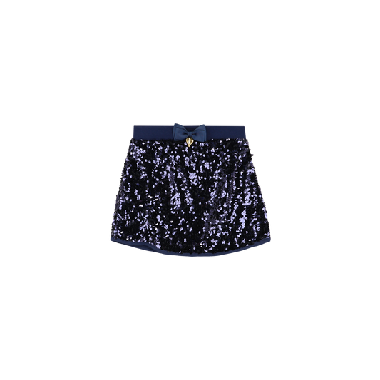 Diva Sequin Skirt Navy