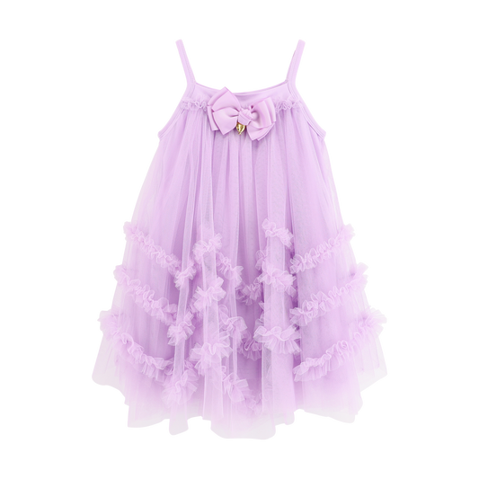 Zigzag Tulle Dress Lilac