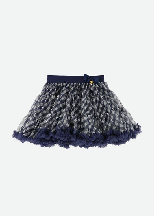 Pixie Tutu Gingham Navy