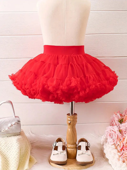 Little Divas Tutu Skirt Red