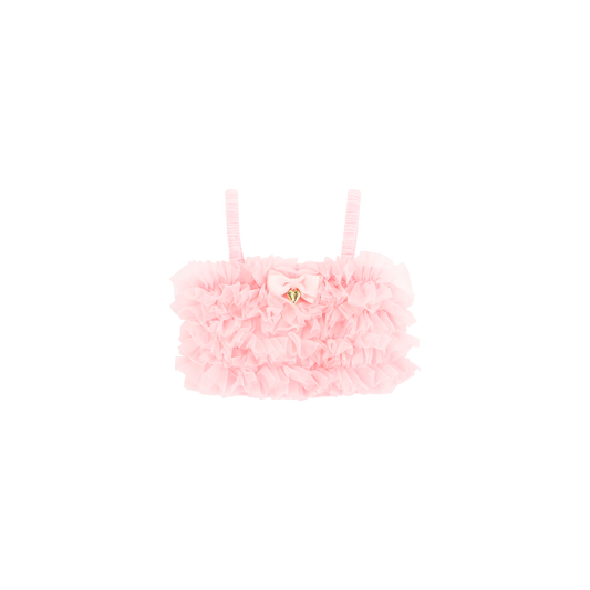 Aliki Tulle Ruffle Top Fairy Pink