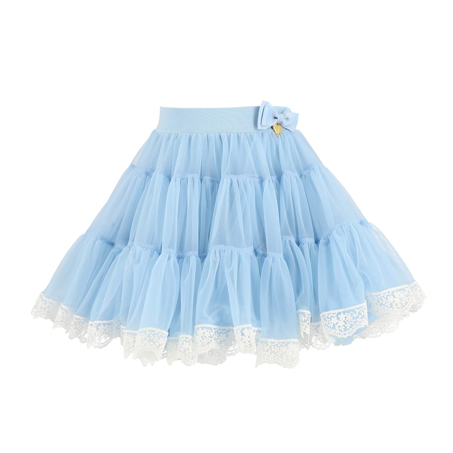 Claridges Lace Trim Tutu Blue