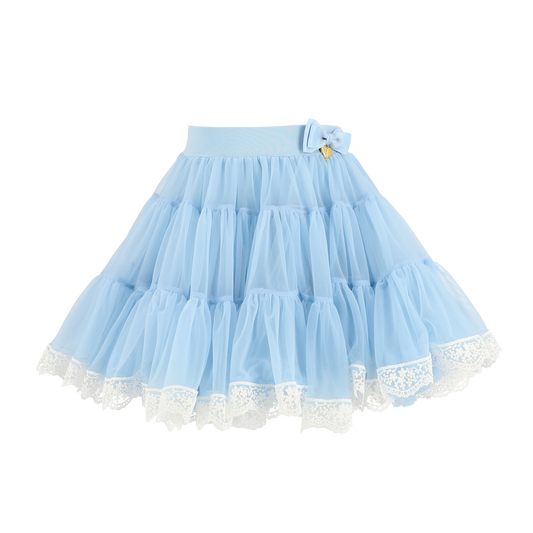 Claridges Lace Trim Tutu Blue