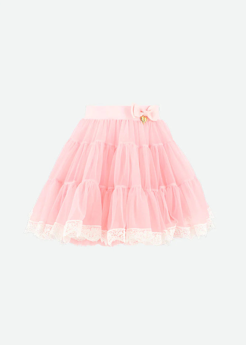 Claridges Lace Trim Tutu Fairy Pink