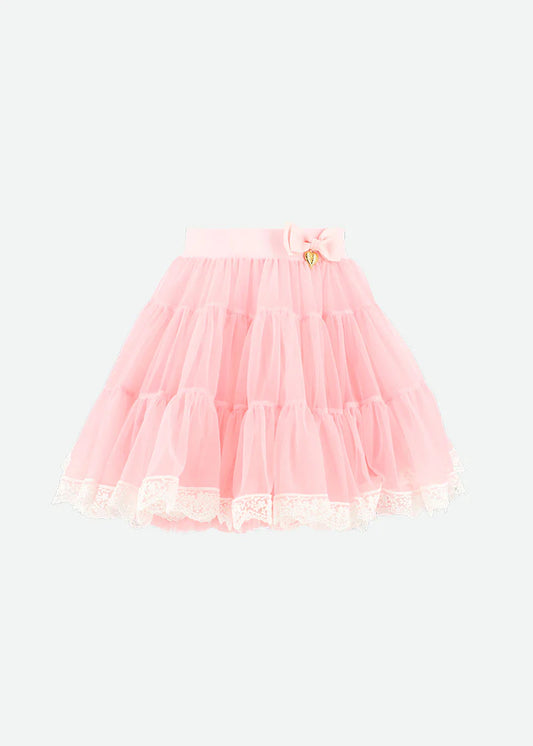 Claridges Lace Trim Tutu Fairy Pink