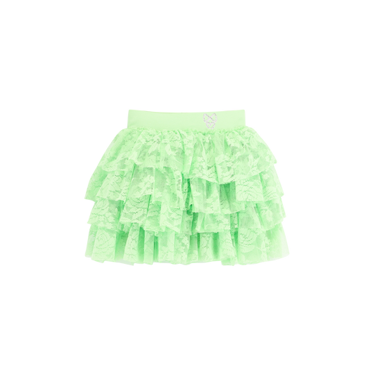 Abbie Lace Skirt Green