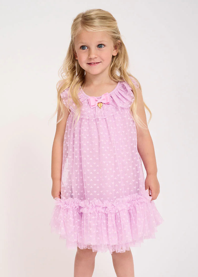 Fi Hearts Dress Violet