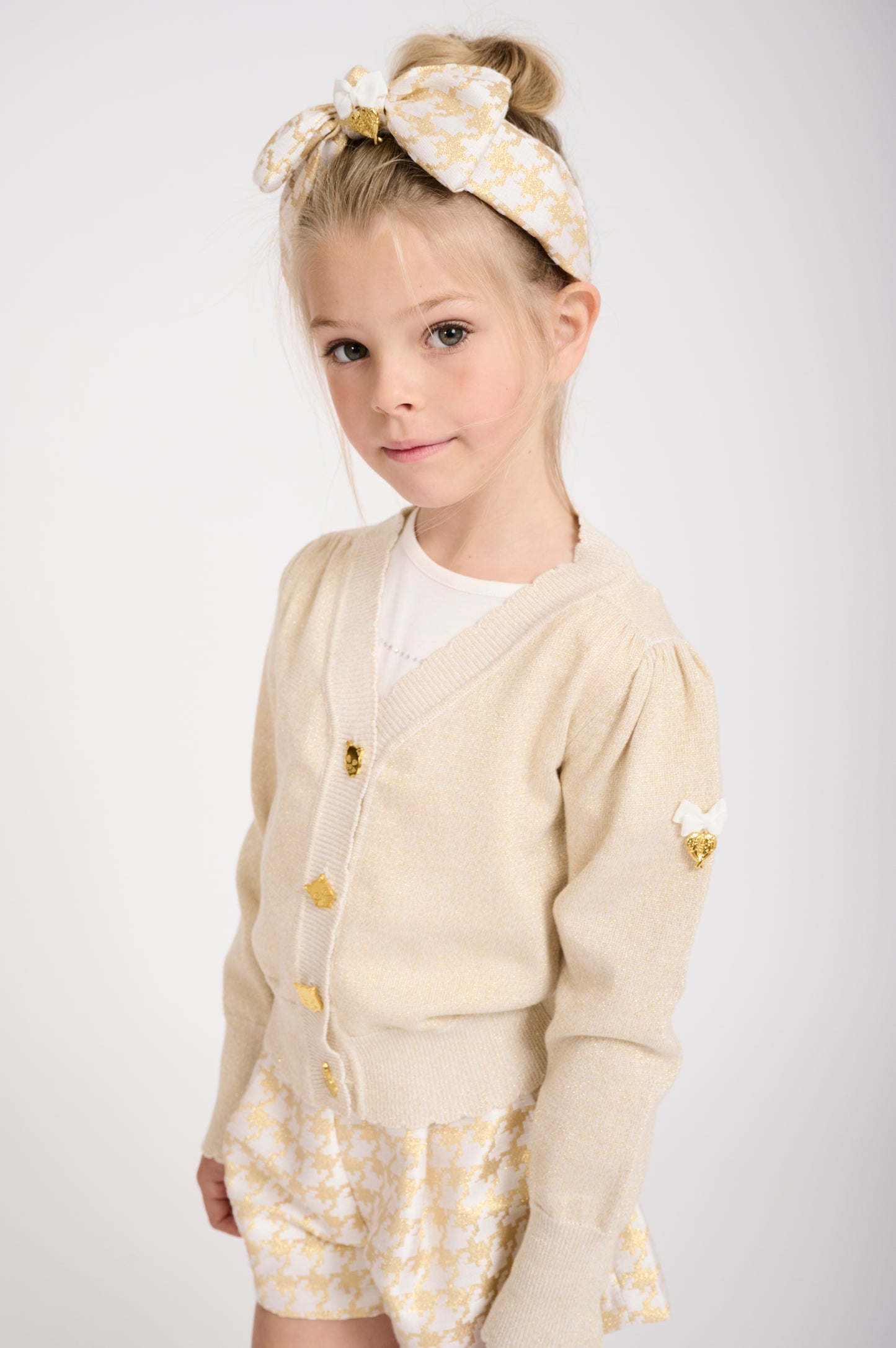 Cat Cardigan Gold