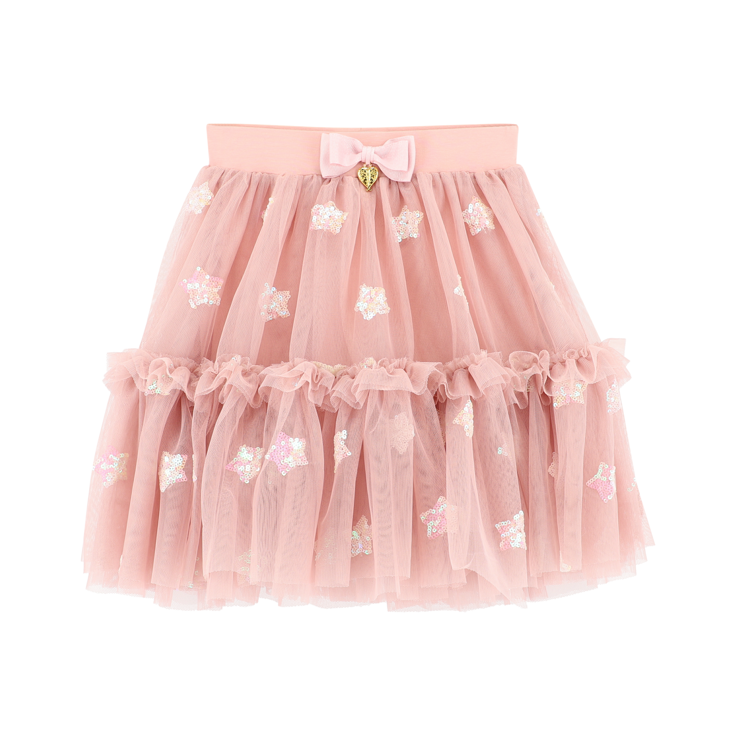 Shannon Sequin Star Skirt Tea Rose