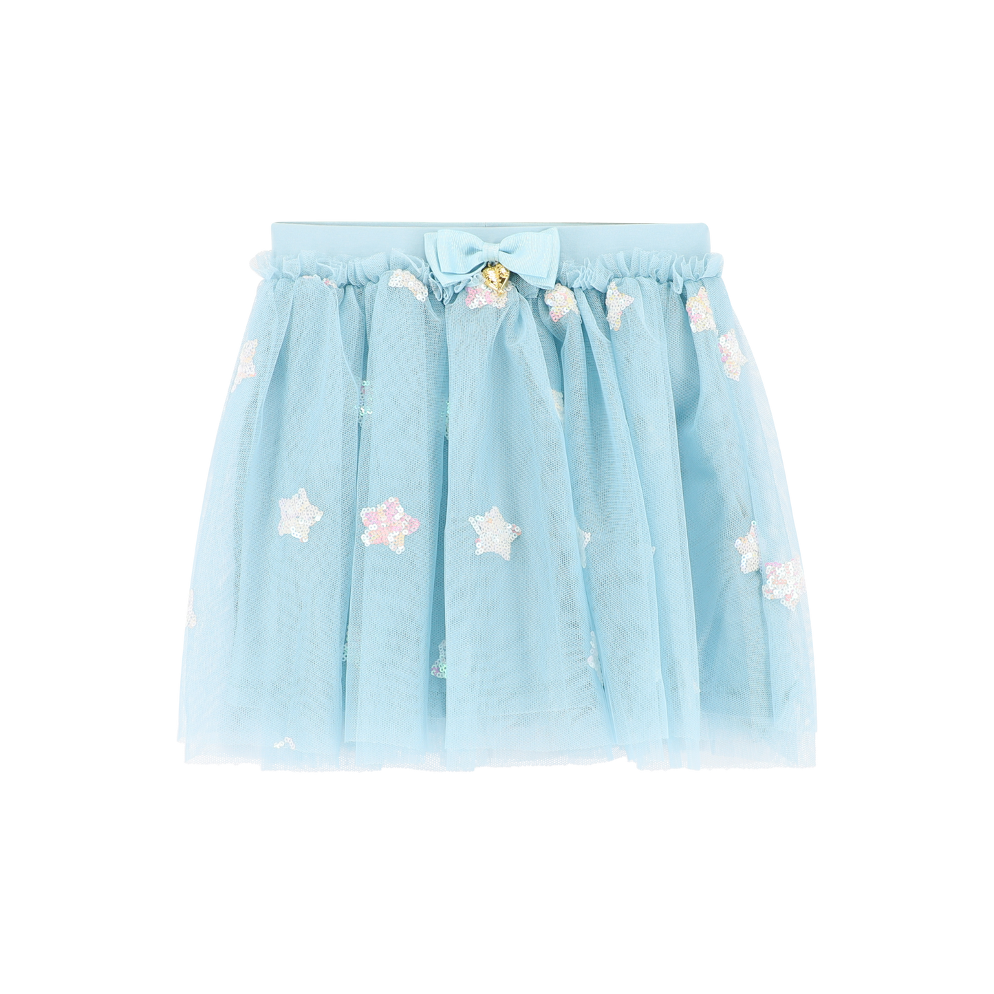 Erika Sequin Star Skirt Porcelain Blue