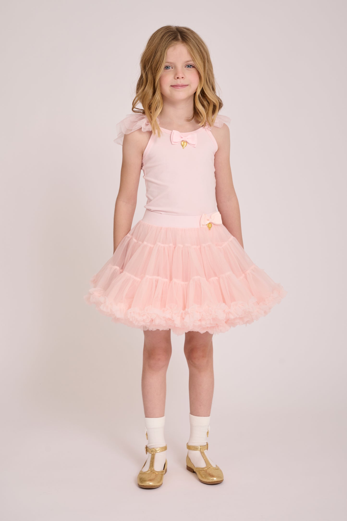 Flossy Top Ballet Pink