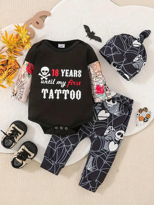 Unisex Tattoo Sleeve Outfit Black